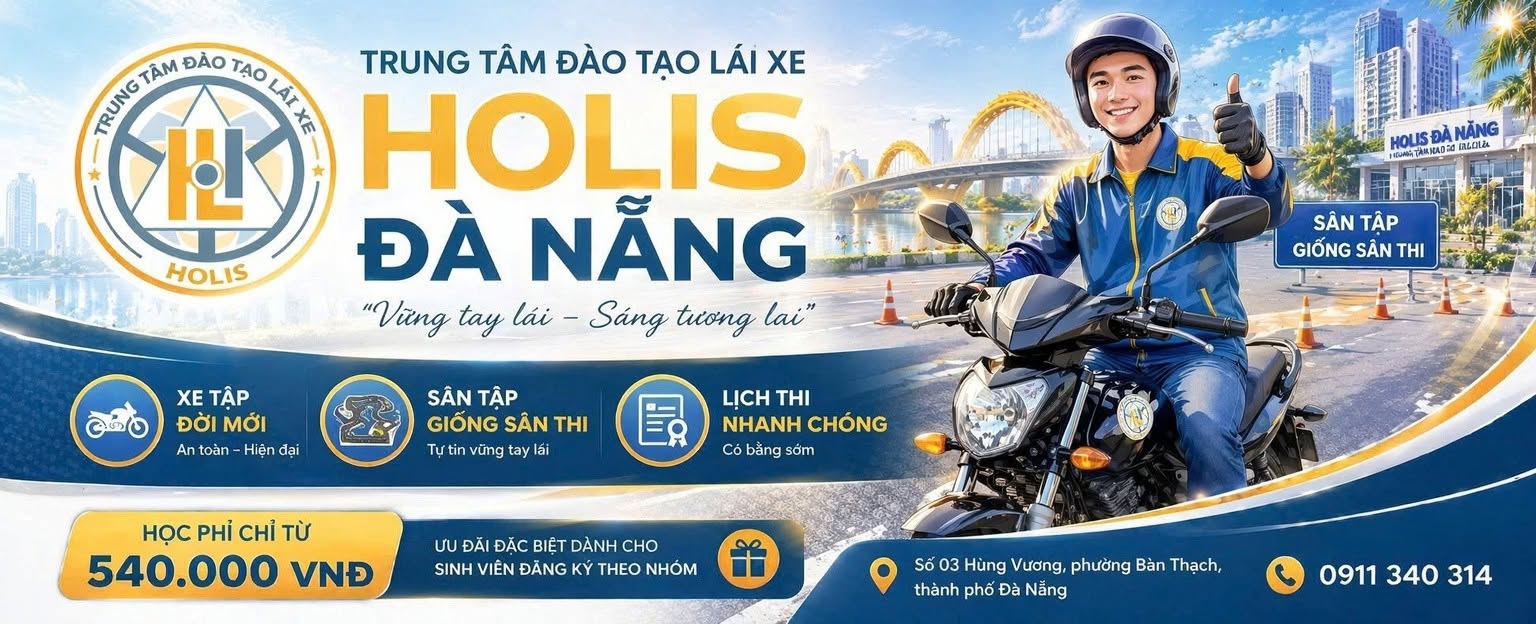 banner trung tam dao tao lx holis full